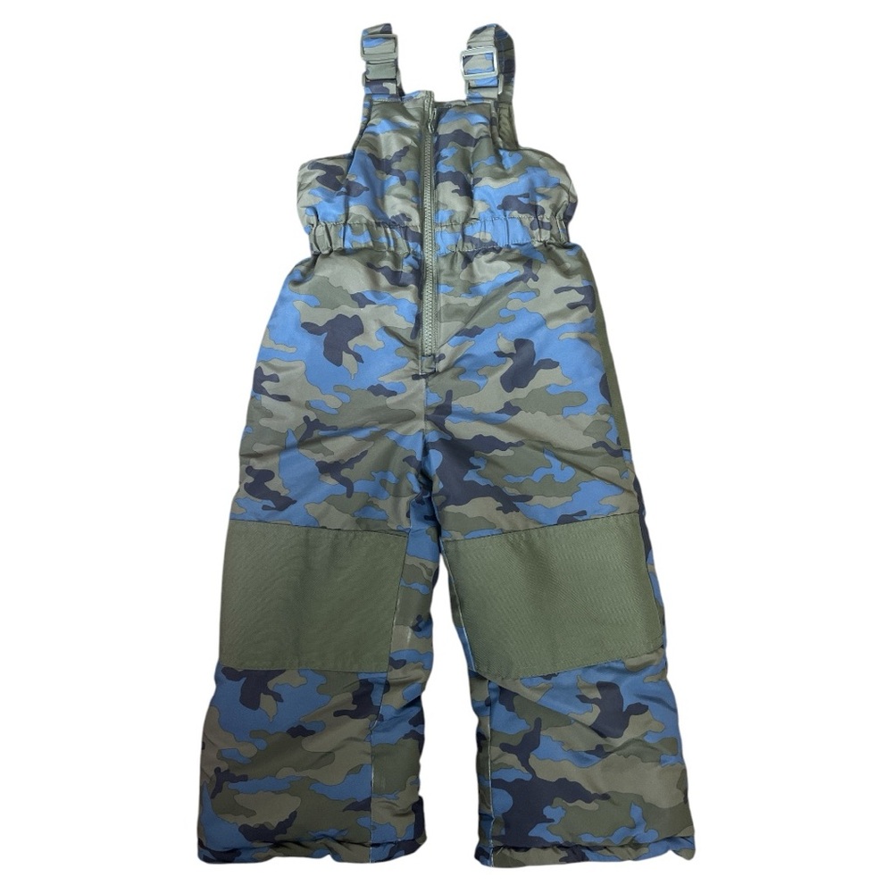 JOE FRESH Toddler Zip-Front Camo Overall Snow Pants 3T